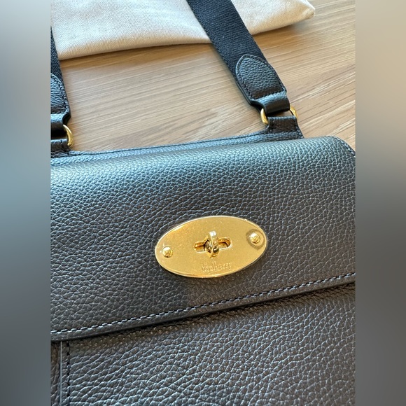 Mulberry Black Small Antony Classic Grain Leather NWT - Picture 10 of 16